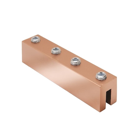 Burndy I-Beam Connector For Copper Cable, 2 - 4/0 AWG, 3 in L, Groundlink, I-B YGIBW286132N